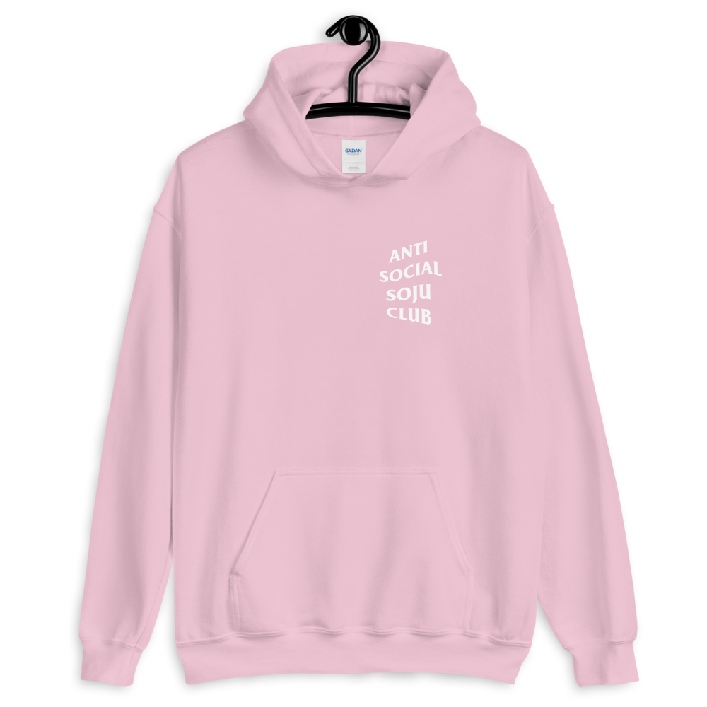 Anti Social Soju Club Hoodie (Light Pink) – Wear Wulf