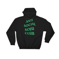 Anti Social Soju Club Hoodie (Soju Green) Exclusive Korean Inspired Streetwear - Join the Club